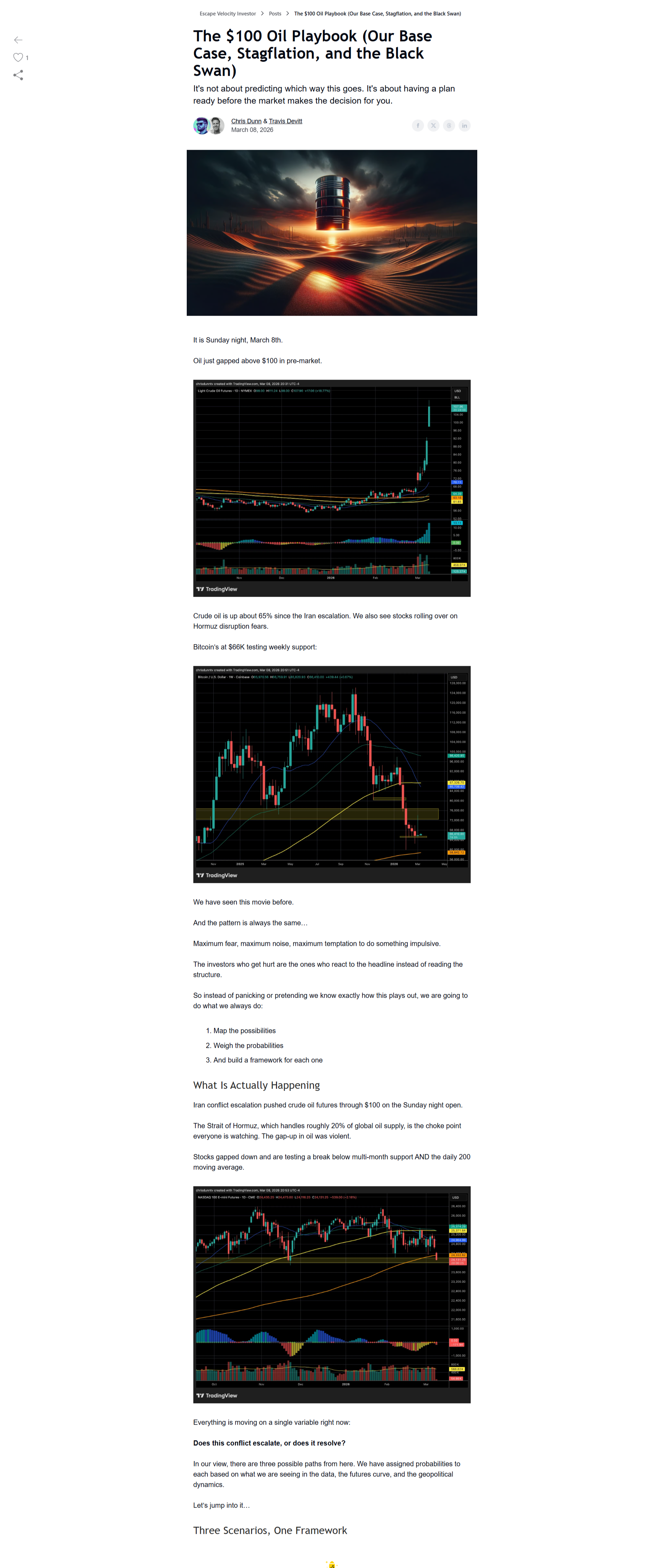 Preview of an Escape Velocity Investor weekly Launch Radar briefing.